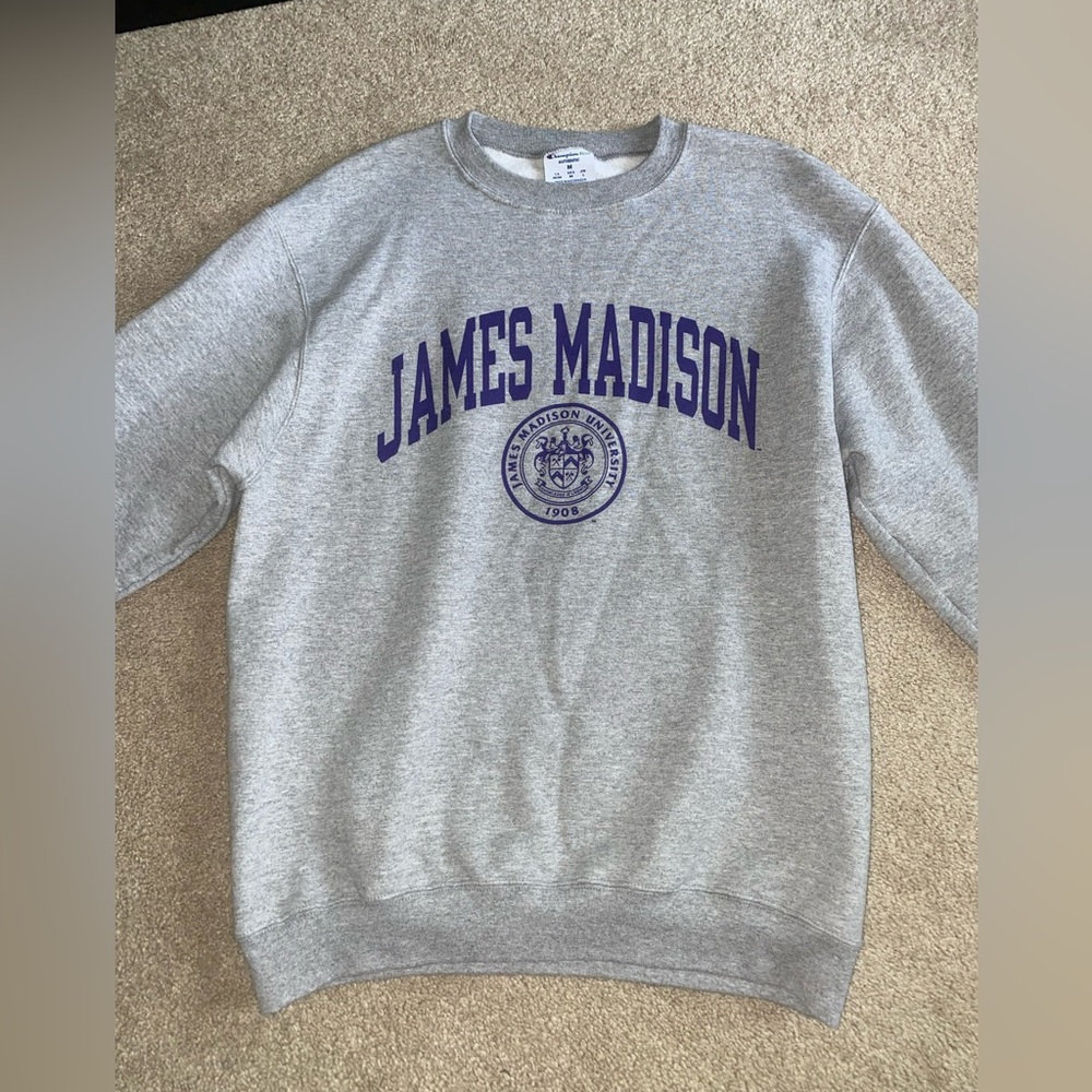 Unisex JMU Champion Crewneck Sweatshirt